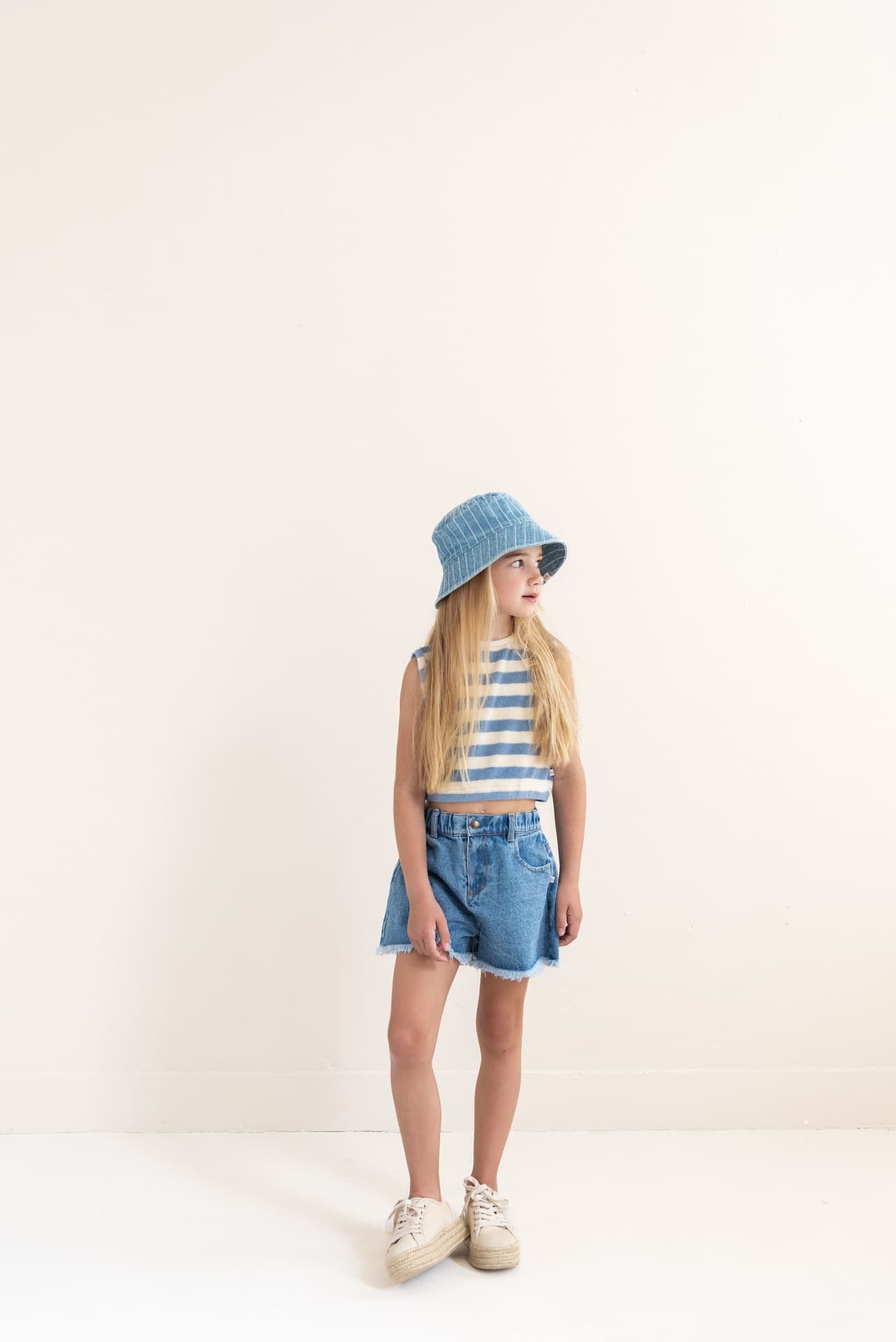 1231-water-blue-off-white-stripe - Image 2