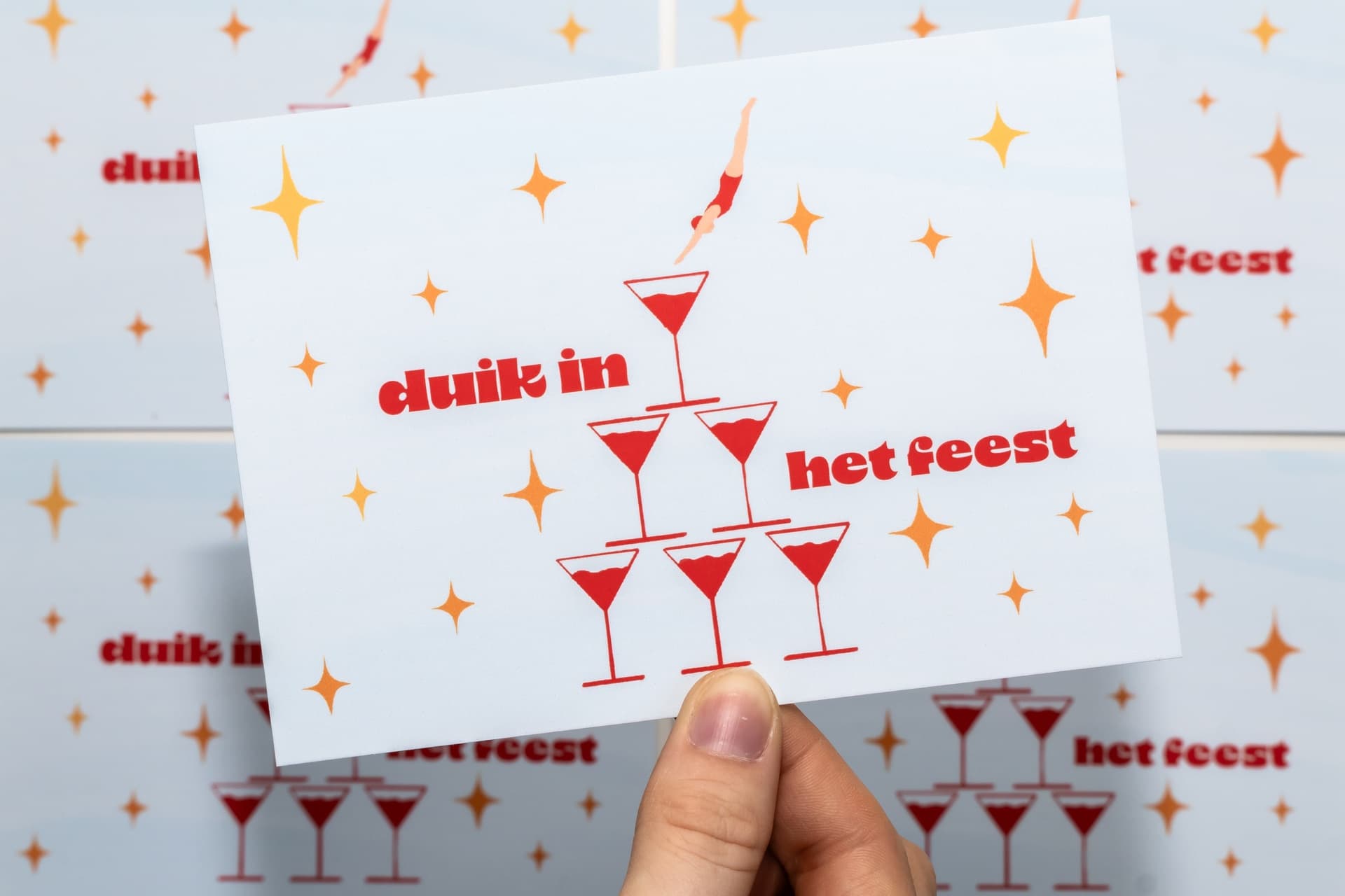 Atelier Lou - Wenskaart Duiker