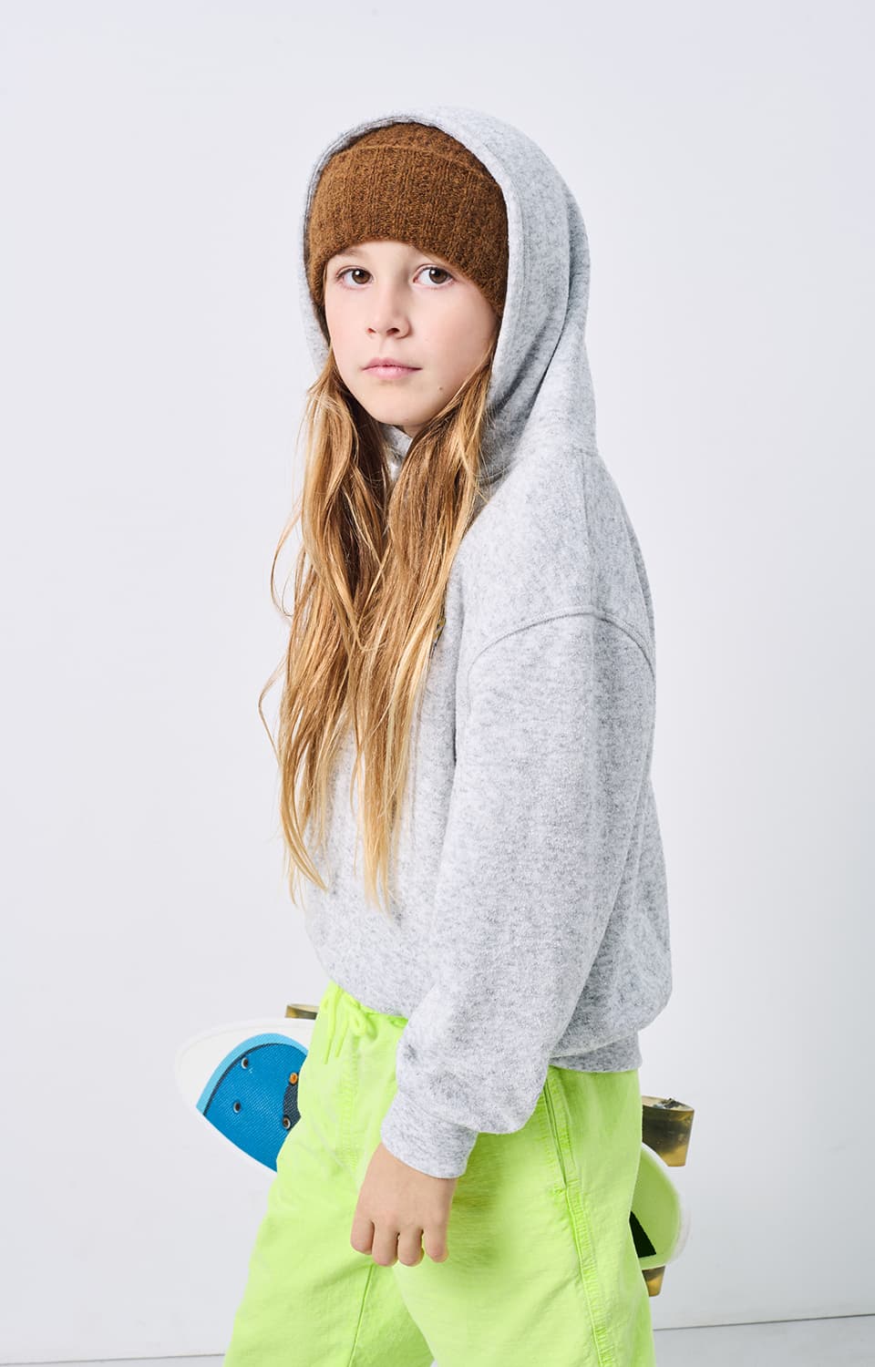 American Vintage - Even sweater met kap