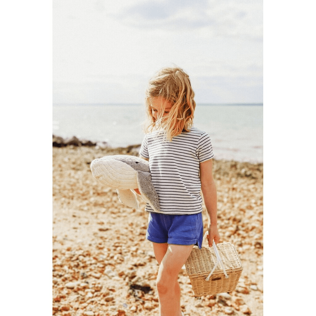 Senger Naturwelt – Grote Walvis Warmtekussen (Grijs) 🐋🌫️