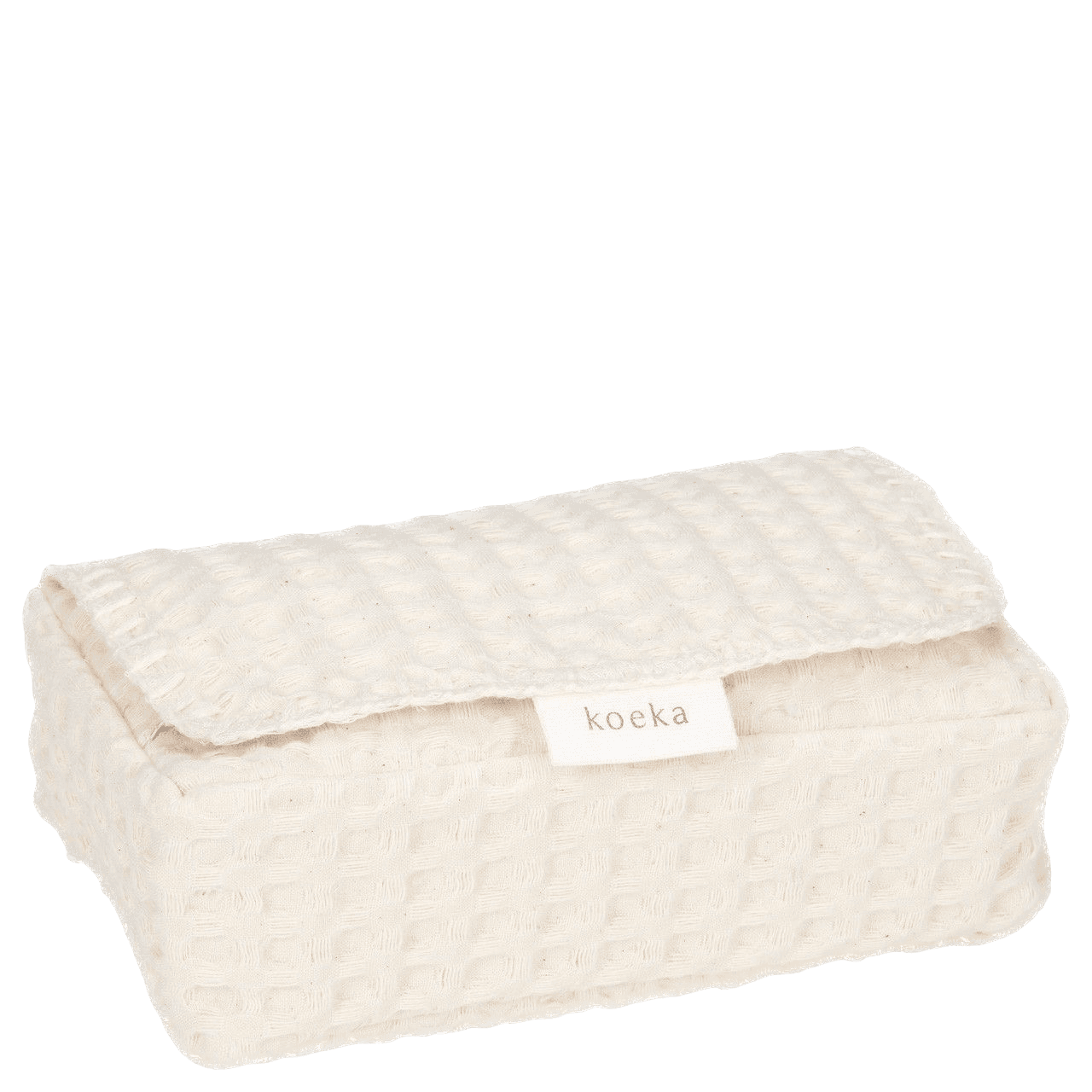 Koeka - Hoes Voor Babydoekjes Wafel Antwerp  - Natural