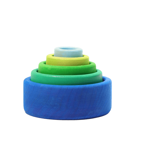 Grimms - Stapelset blauw en groen 