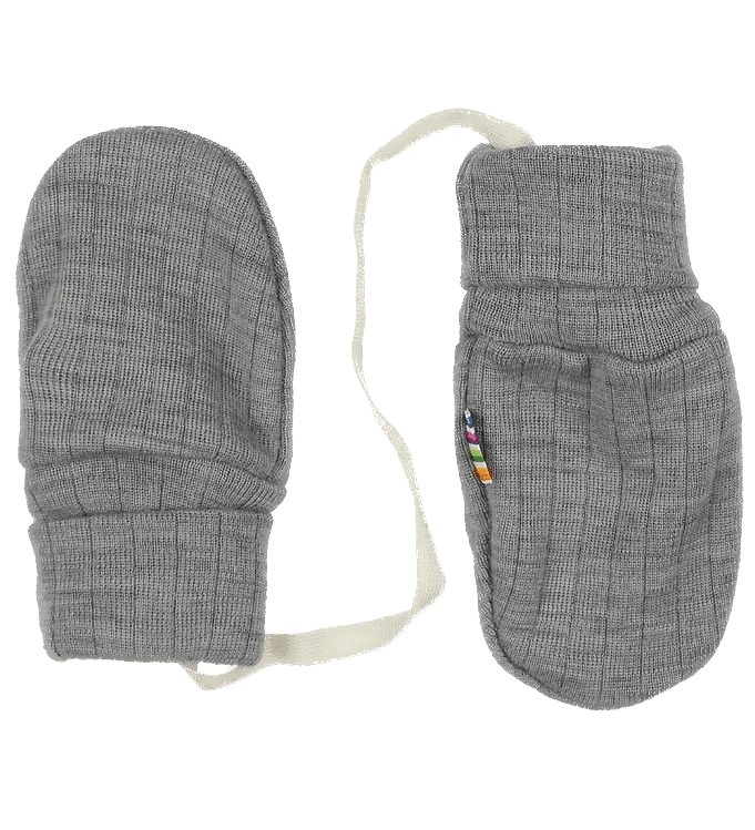 Joha - Mittens without thumb - Grey - 0-3M