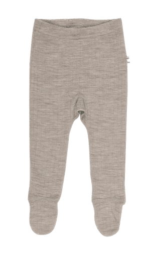 Joha - Legging with feet - Sesame Melange 