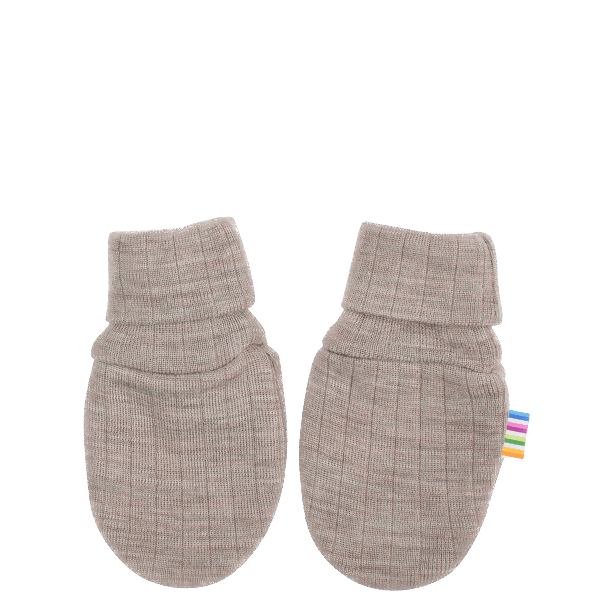 Joha - Mittens without thumb - Sesame Melange - 0-3M 