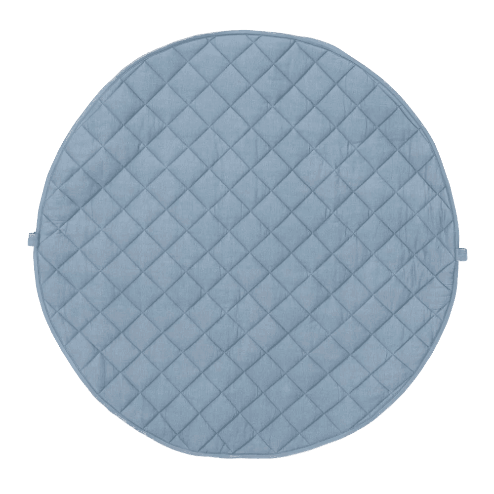 Play&go - Dusty blue organic babymat