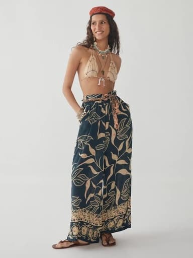 Maison Hotel - Tess Pant - Angaga Blue