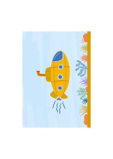 Atelier Lou - Poster Duikboot