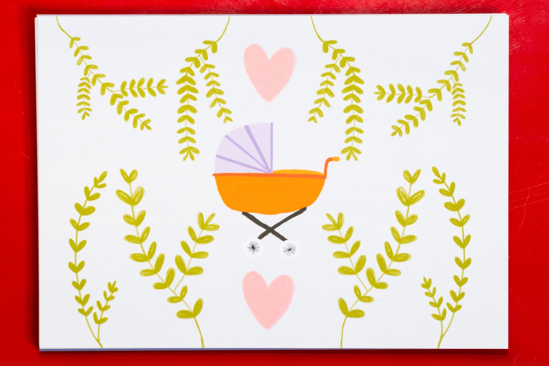 Atelier Lou - Wenskaart Wieg