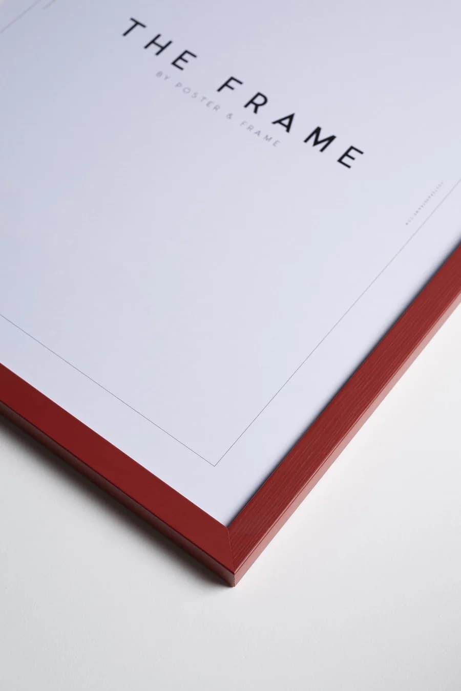 Poster & Frame - Kader A3 - Rood