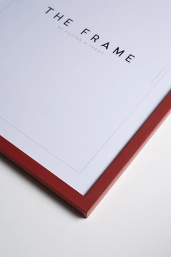 Poster & Frame - Kader A3 - Rood