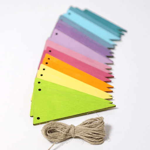 Grimms - Pennant banner pastel