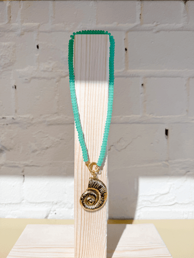 Kimchi - Ketting schelp lichtgroen