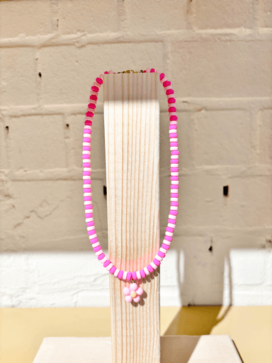 Kimchi - Ketting licht roze bloem