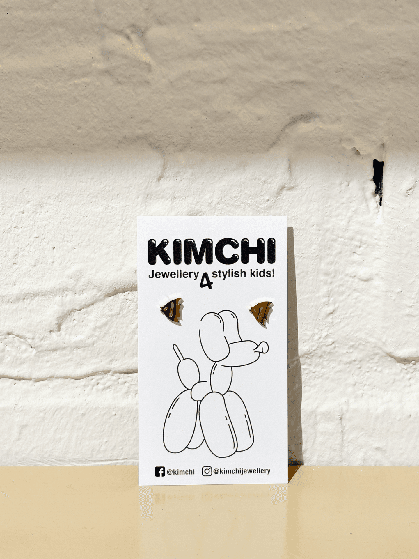 Kimchi - Oorbellen stekertje visje