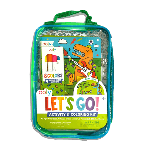 Ooly - Kleur & spelletjesset "Robo dinos"