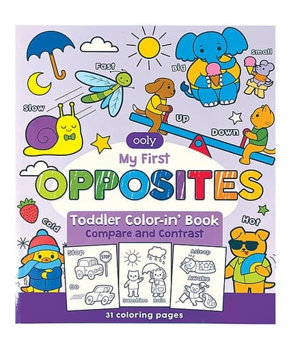 Ooly - Kleurboek tegenstellingen