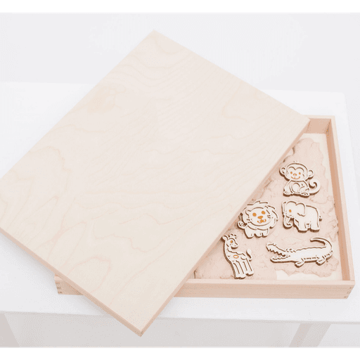 Leuk met letters - Houten speelbak