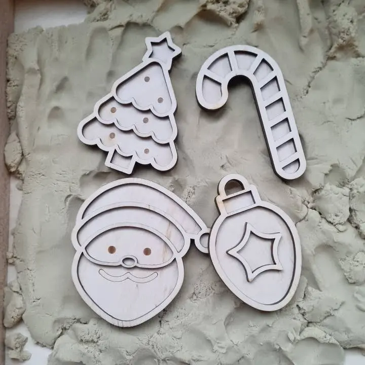 Kiddi - Mini vulvormen set Kerst