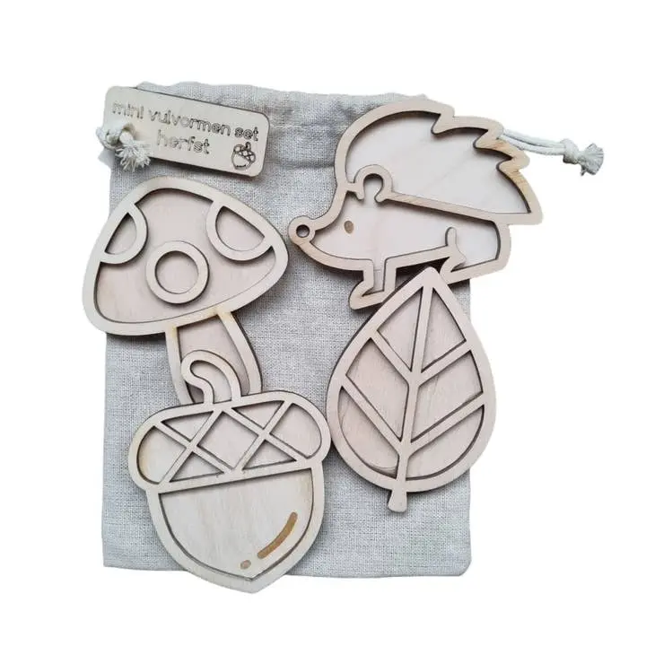 Kiddi - Mini vulvormen set Herfst