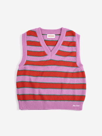 Bobo choses - Striped V-Neck Vest