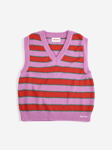 Bobo choses - Striped V-Neck Vest