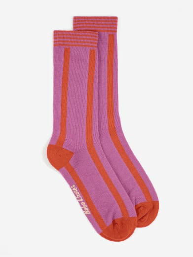 Bobo choses - Pink cotton long socks