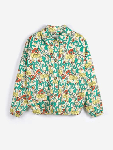 Bobo choses - Color Herbalist Pattern Quilted Jacket