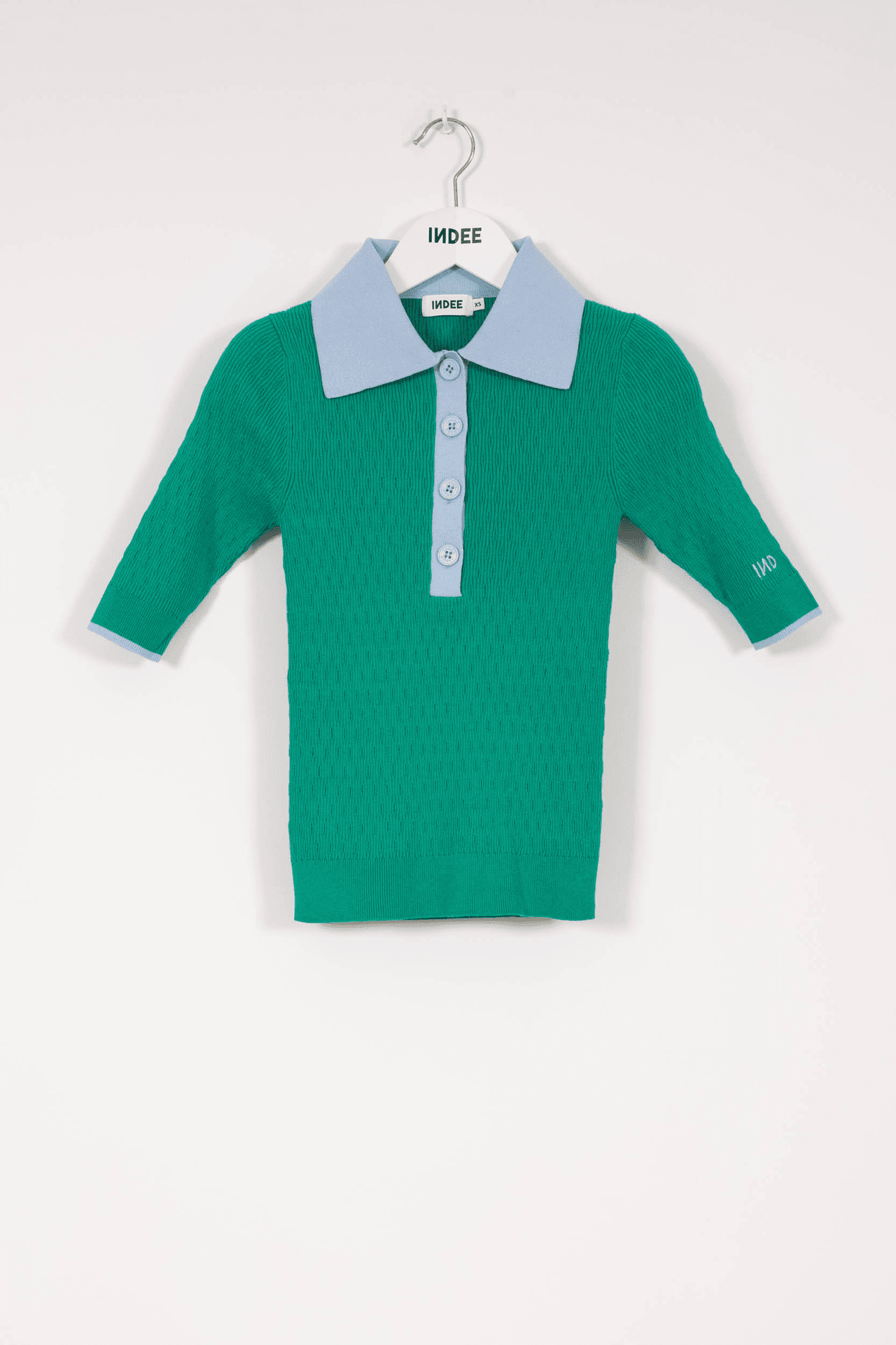 Indee - Vietnam green polo pullover 