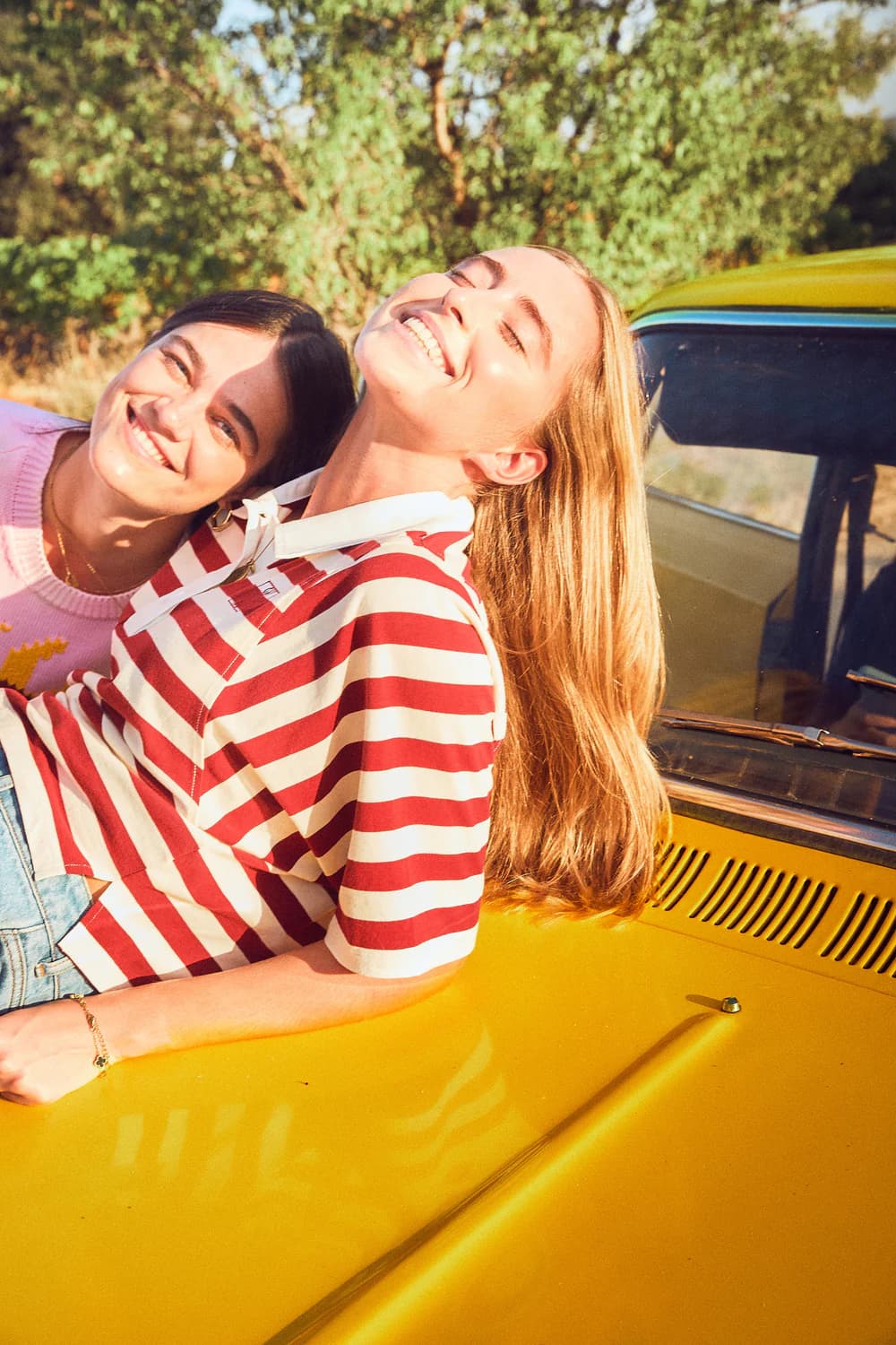 Indee - Visible polo t shirt rooibos red