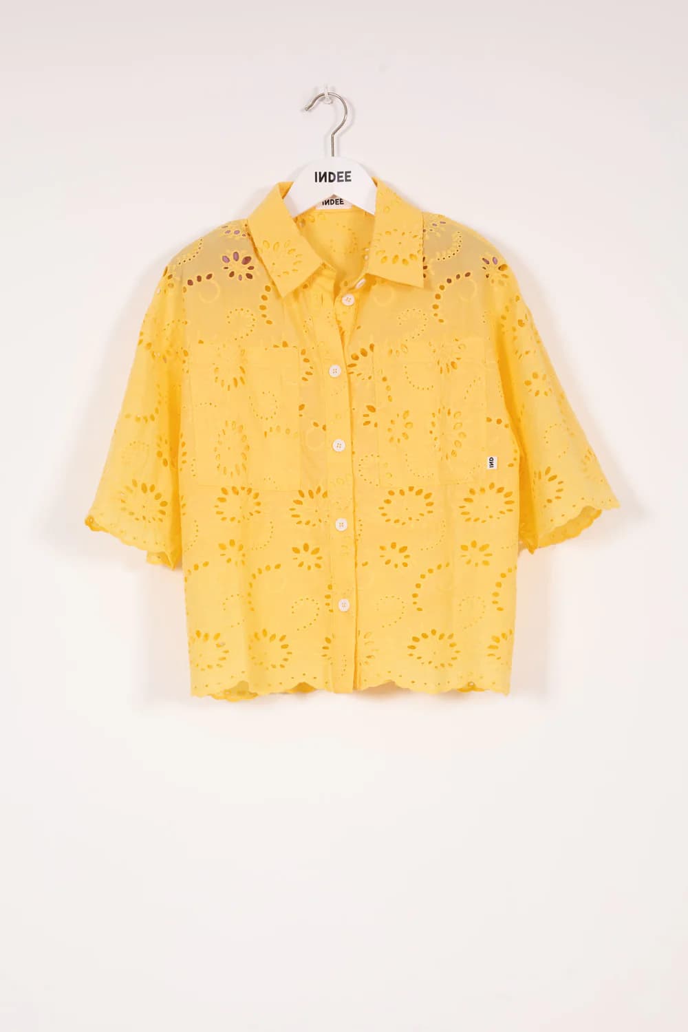 Indee - Valbelle english embroidery shirt mimosa