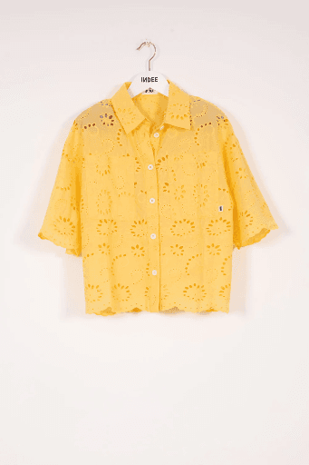 Indee - Valbelle english embroidery shirt mimosa