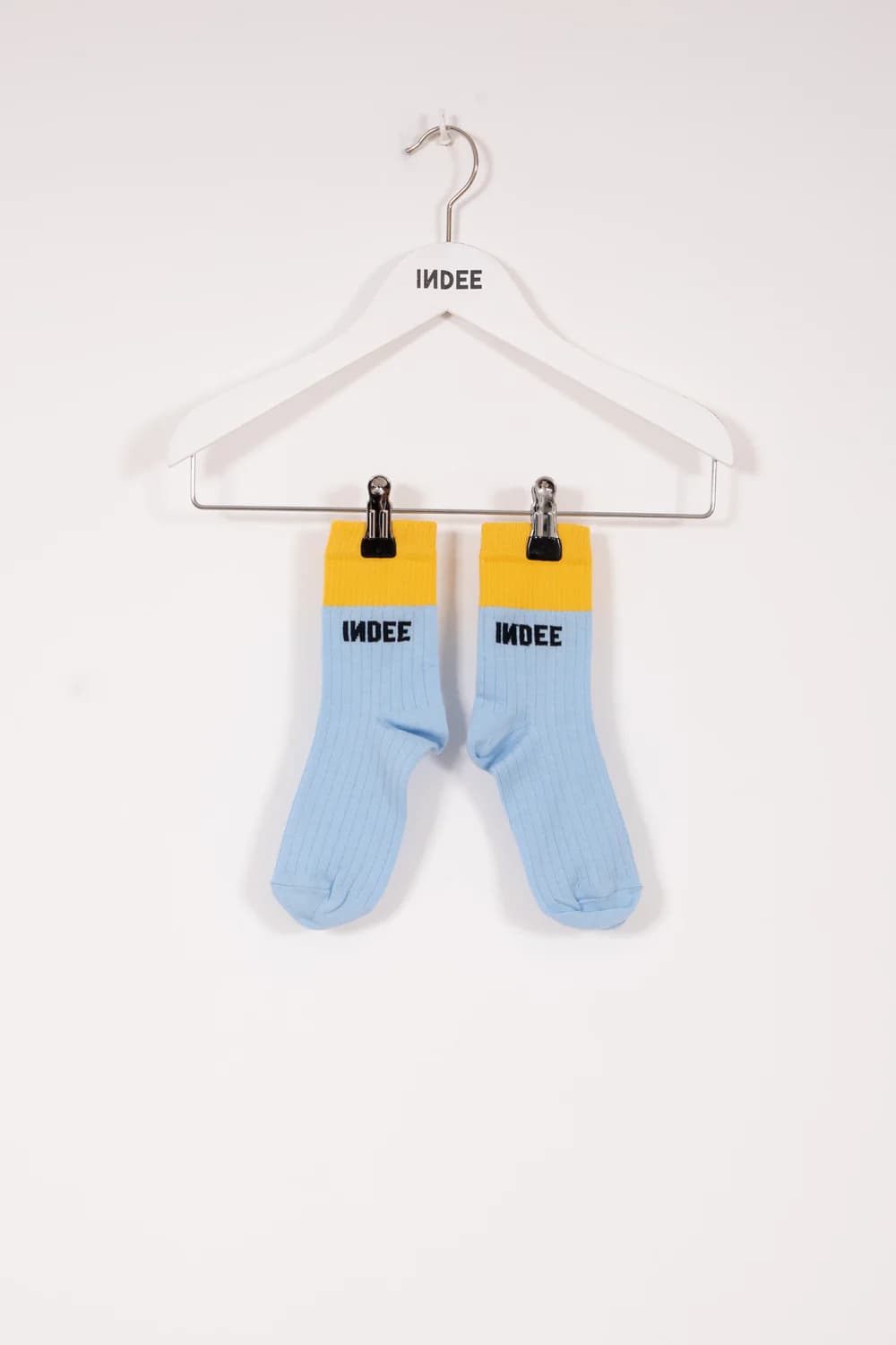 Indee - Various socks with logo sky blue