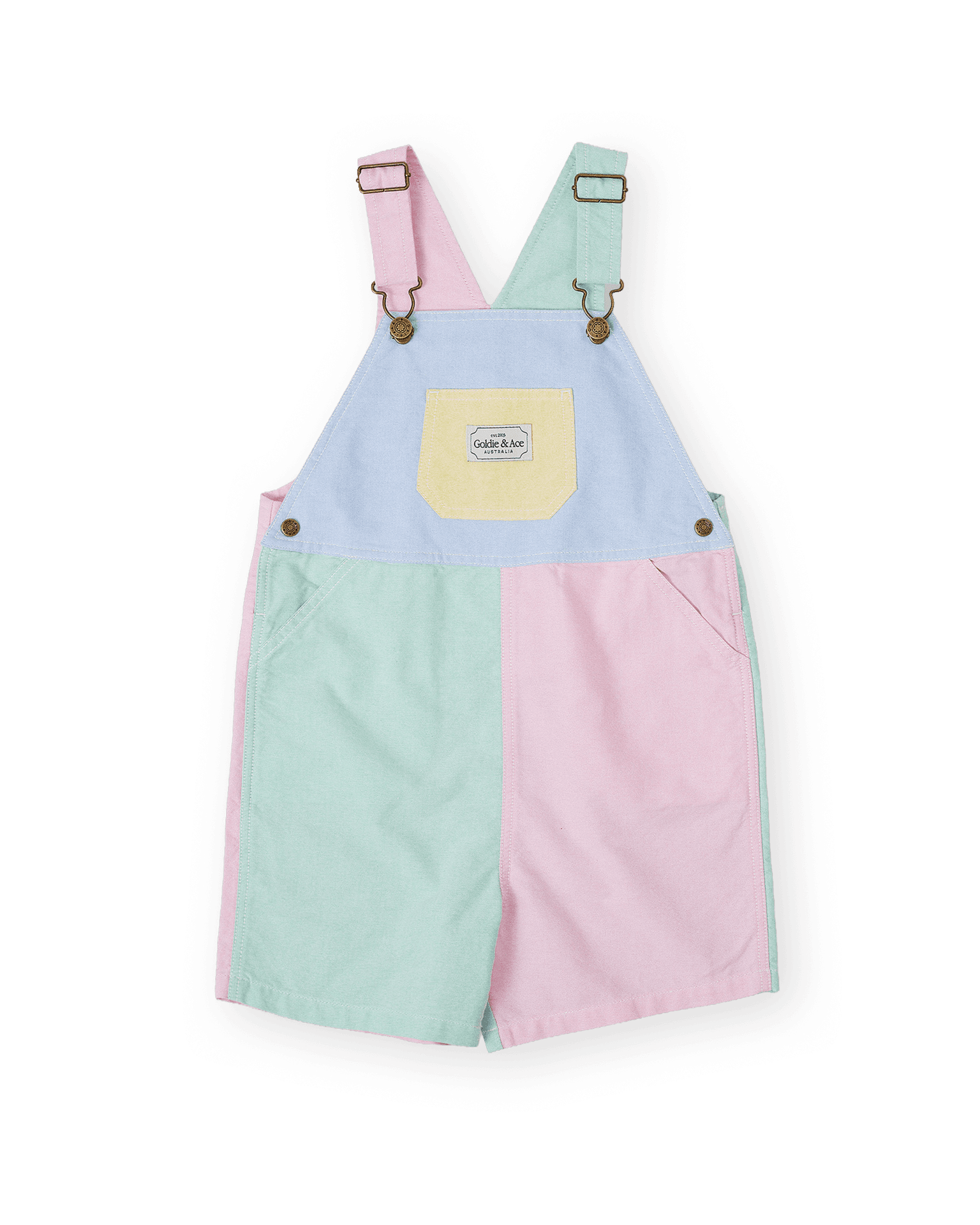 Goldie and Ace - Colour block oxford burton overalls