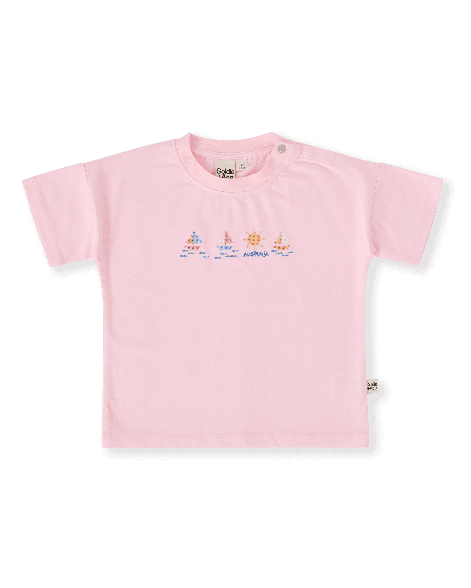 Goldie and Ace - Seaside sailing t-shirt