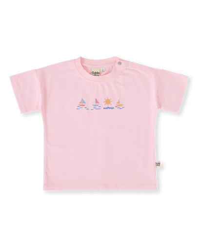 Goldie and Ace - Seaside sailing t-shirt