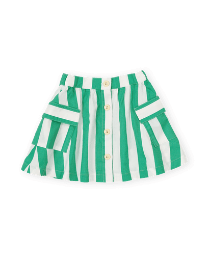 Goldie and Ace - Happy stripe pocket skirt