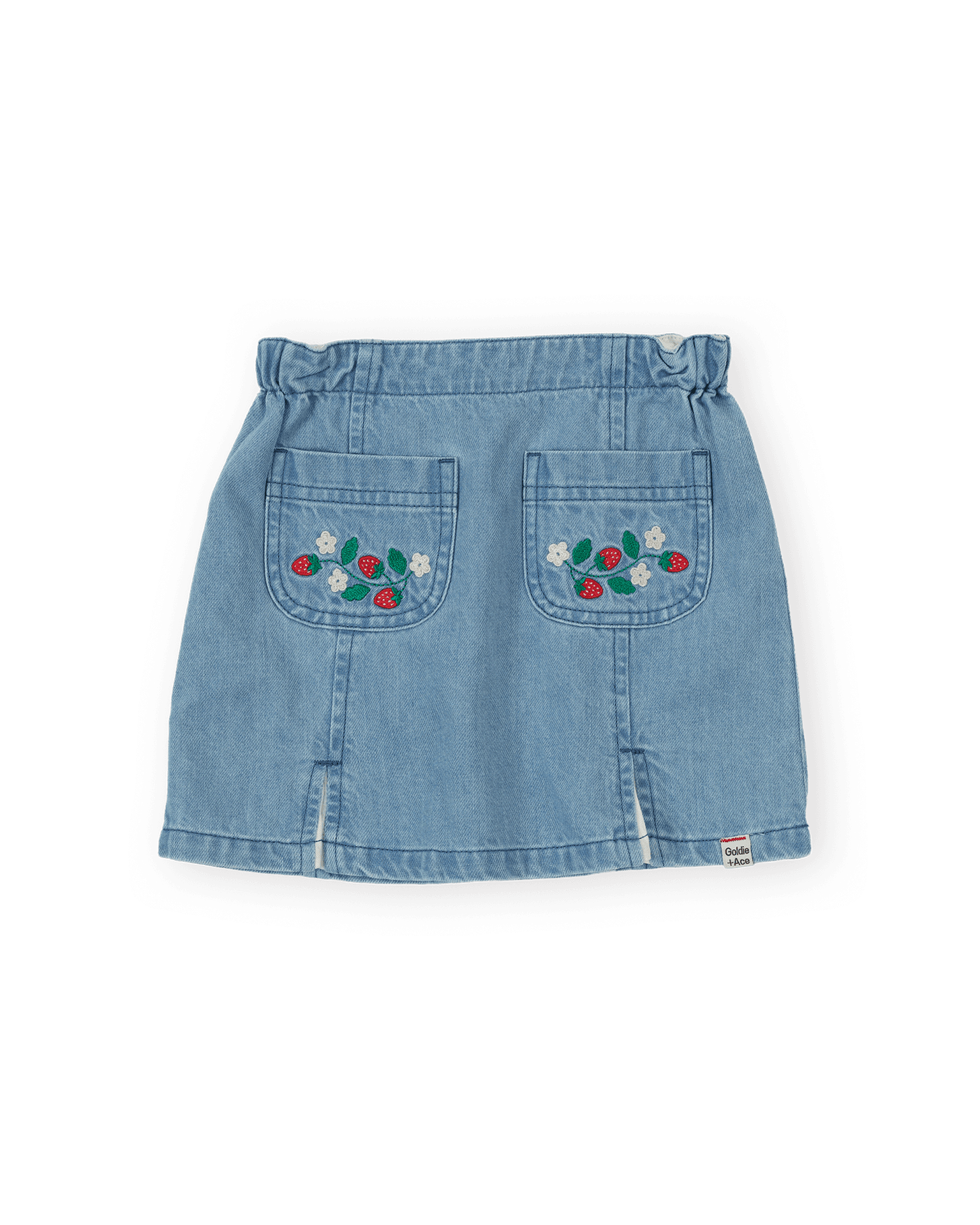 Goldie and Ace - Wild strawberry chambray skirt