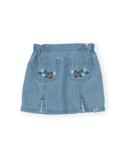 Goldie and Ace - Wild strawberry chambray skirt