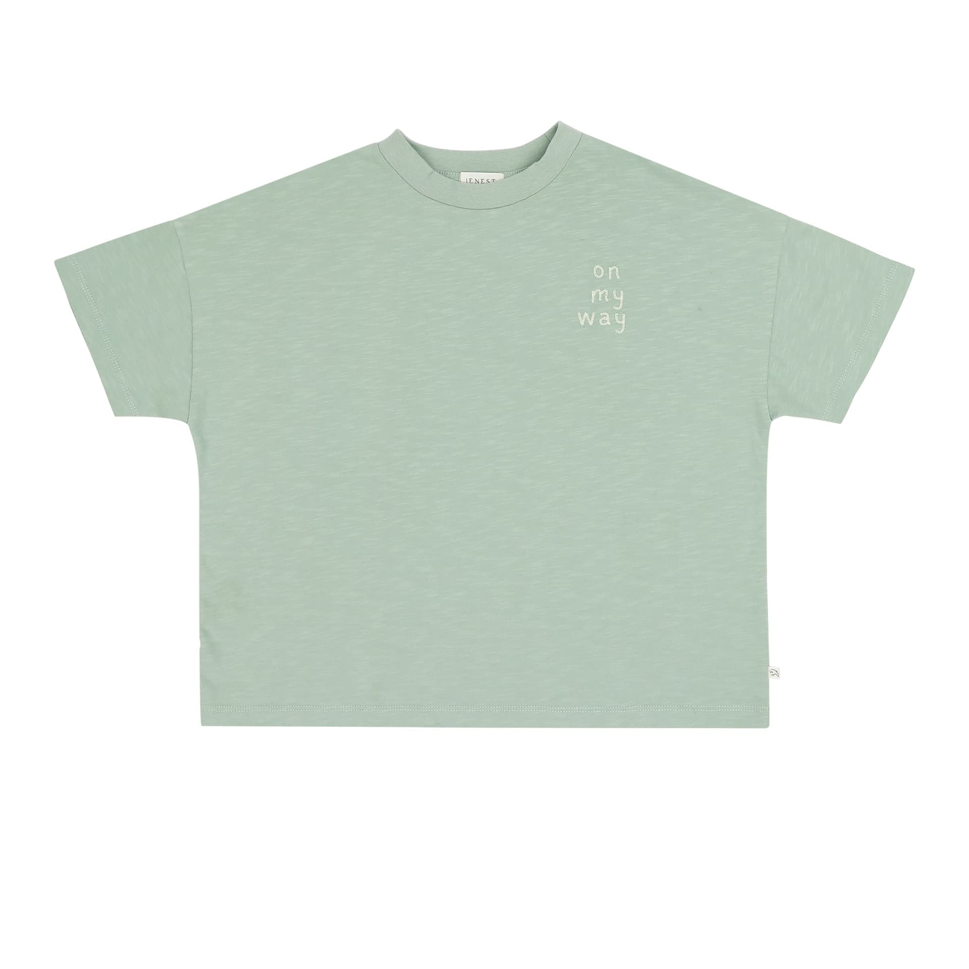 Jenest - Ben oversized t-shirt - Sage green