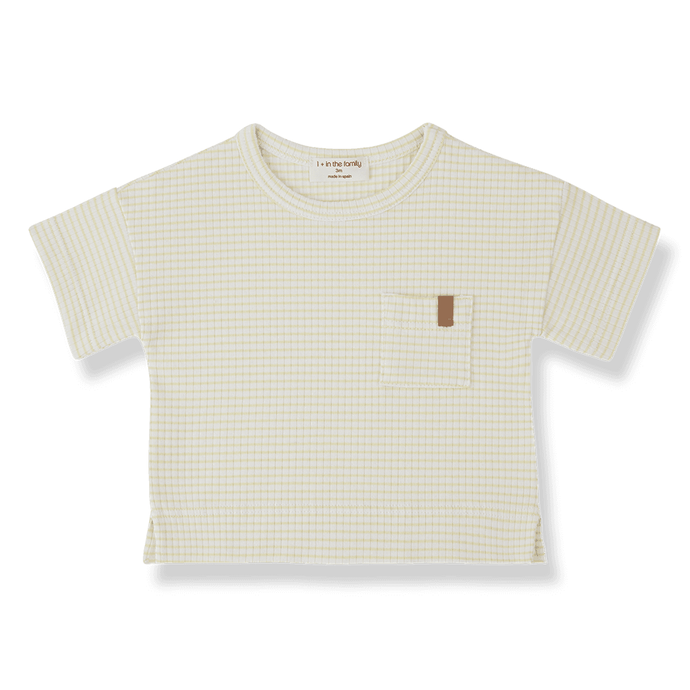 1+ in the family - S.sleeve t-shirt - Lemon