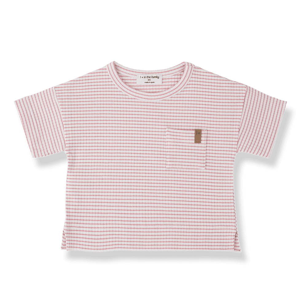 1+ in the family - S.sleeve t-shirt - Strawberry