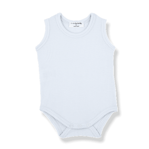 1+ in the family - Sleeveless body - Misty-blue
