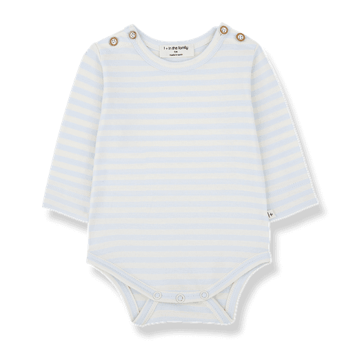 1+ in the family - L.sleeve body - Misty-blue