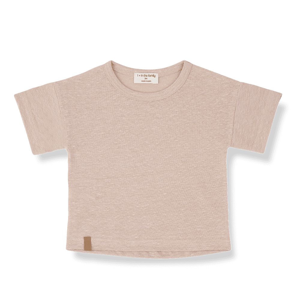 1+ in the family - S.sleeve t-shirt - Rose