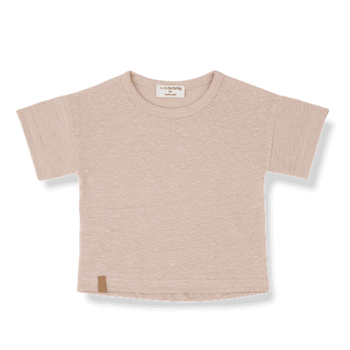 1+ in the family - S.sleeve t-shirt - Rose