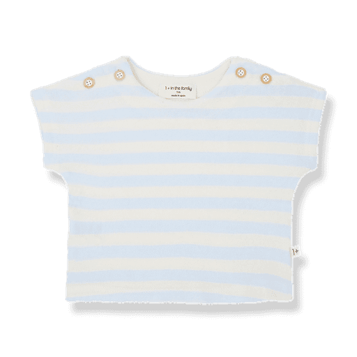 1+ in the family - S.sleeve t-shirt - Misty-blue