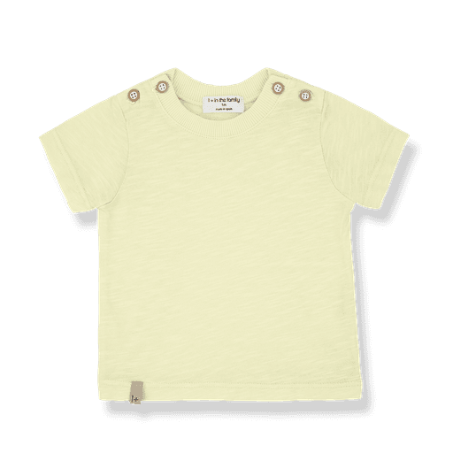 1+ in the family - S.sleeve t-shirt - Pastel-yellow
