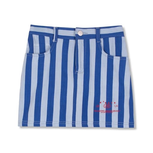 Wynken - cloud skirt - artists blue stripe