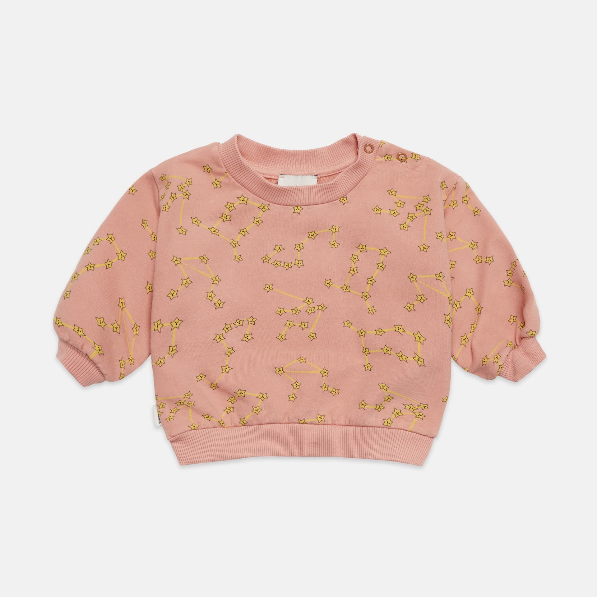 Weekend House Kids - Constellation baby sweatshirt - Soft peach